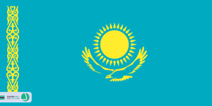 پرچم قزاقستان