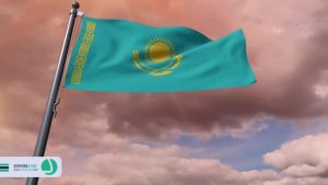 پرچم قزاقستان